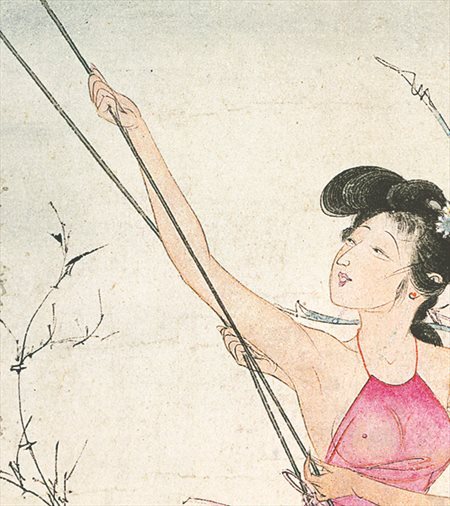 青原-胡也佛的仕女画和最知名的金瓶梅秘戏图